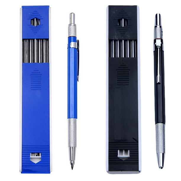 2 Sets Mechanical Pencil Automatic Lead Pencils for Carpenters Drawing