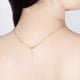 thumbnail image 3 of Collar universal de plata S925 para mujer, cuentas luantong con aguja ajustable, cadena de caja de aguja de perla Chopin, 3 of 4