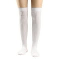 thumbnail image 5 of MESSUEN Warm Socks for Women Knee High Socks Knee High Knit Socks for Men Comfy Socks Women's Socks Woman Socks White One Size, 5 of 5