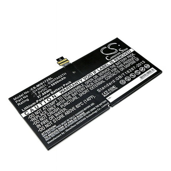 5050mAh Microsoft G3HTA027H DYNR01 Battery for Surface Pro 4 Surface Pro 4 1724 1724 Surface 4