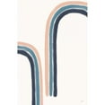 thumbnail image 3 of York, Leah 17x24 Black Modern Framed Museum Art Print Titled - Rainbow II Blue, 3 of 5