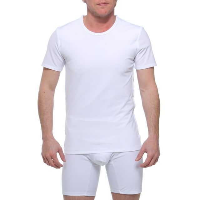 Underworks Cache-Cernes en Microfibre de Compression FTM, Reliure, Chandail à Col Rond
