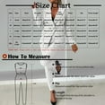 thumbnail image 5 of Blazer Pants Set for Women, 2 Piece Business Suit Lapel Button Coat Slim Fitting Business Office Work Blazer Pants Outfits Two Piece Vacation Sets for Women Blue XL, 5 of 8
