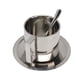 thumbnail image 3 of Juego de tazas de café de acero inoxidable de doble pared, modernas, resistentes al óxido, para café, capuchino, té, para el hogar, la oficina, la cafetería, el camping, 260 ml, 3 of 14