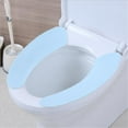 thumbnail image 2 of Moins de 5 Tapis de Siège de Toilette Lavables Doux Réutilisables, 2 of 2