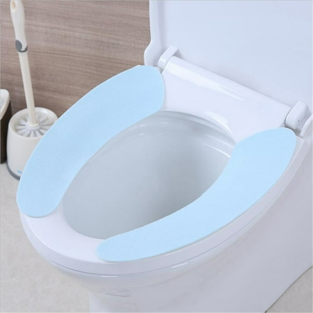 Bathroom Toilet Seat Washable Soft Heating Pad Mat Toilet Seat Soft Reusable Area Rug for Living Room Loving Room Rugs H Throw Blanket