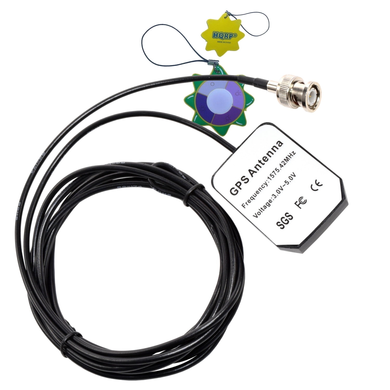 HQRP GPS Antenna for Garmin GPSMAP 176, 176C, 178C Sounder, 180, 182, 182C, 185 Sounder + HQRP