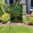 thumbnail image 5 of Aesthetic Nature Floral Plant Green Tree of Life Welcome Garden Flags, 12 x 18 Inch Double Sided Outdoor Yard Flags Waterproof For Home Outside Patio Lawn Porch, 5 of 6