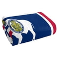 thumbnail image 3 of Wyoming Flag Beach Towel, 30"x60" Beach Towel, 3 of 6