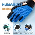 thumbnail image 3 of Pet Hair Remover Glove - Gentle Pet Grooming Glove Brush - Deshedding Glove - Massage Mitt with Enhanced Five Finger Design - Perfect for Dogs & Cats with Long & Short Fur - 1 Pair, 3 of 9