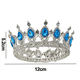 thumbnail image 2 of Corona para cumpleaños, Tiara, hermosa corona de metal de cristal, corona de princesa para fiesta de graduación, diadema para disfraz, 2 of 5