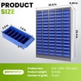 thumbnail image 6 of Space Saving 75 Drawers Parts Cabinet, Smooth Sliding Hardware Organizer, Load-bearing Small Parts Storage Bin, Tool Accessories Arrangement Cabinet for Research Lab Material Room Workshop, 6 of 6
