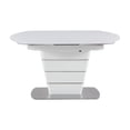 thumbnail image 5 of Chintaly Contemporary White Motion-Extendable Dining Table, 5 of 9