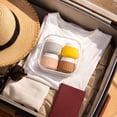 thumbnail image 6 of Mini Travel Containers | Leak Proof Silicone Containers with Lids | Travel Containers for Creams | Small Containers for Travel for Toiletries, Great Gift, Set of 4, 6 of 6