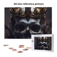 thumbnail image 6 of Sikiie Royal Skull With Golden Crown Puzzle, Jigsaw Puzzles, Jigsaw Puzzles 1000 Pieces, Custom Jigsaw Puzzle for Adults (29.5×19.7in, Horizontal), 6 of 9