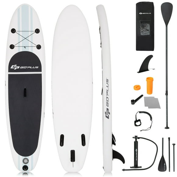 Goplus 11' Inflatable Stand Up Paddle Board SUP W/Paddle Pump Waterproof Bag