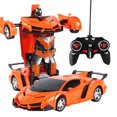 thumbnail image 1 of Rc Car Driving Sports Cars Drive Deformation Robot Model Remote Control Car Rc Fighting Toy Gift 2 En 1 Yuarrent EL018078-02, 1 of 5