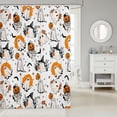 thumbnail image 2 of Manfei Cartoon Halloween Shower Curtain 72Wx78L,Cute Ghost Bath Curtain, 2 of 5