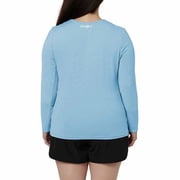 Hang Ten Womens Sun Tee,Blue,Small