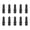Black, variant on HONCLL 10Pcs Quick Piercing Connector Crimp Wiring Terminal Electrical Cable Connector Low Voltages Wire Connector Enduring