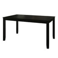 thumbnail image 4 of Castle Place Classic Rectangle Wooden Indoor Dining Table, Black, 4 of 7