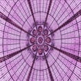 thumbnail image 1 of Ahgly Company Indoor Square Patterned Pastel Purple Pink Area Rugs, 6' Square, 1 of 6