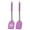 F, variant on 2-Pack Silicone Spatulas for Nonstick Pans - Solid & Slotted Cooking Turners, High Heat Resistant Kitchen Utensils, for Eggs, Pancakes, Fish, Dishwasher Safe & BPA-Free