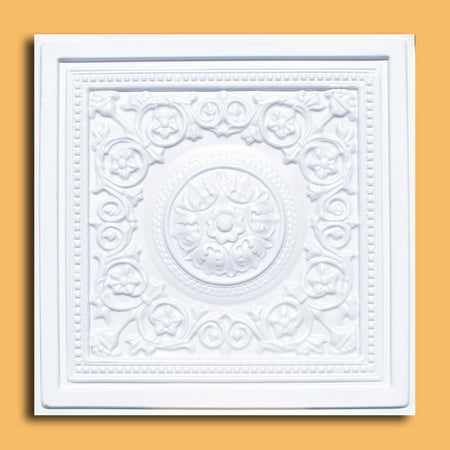Majesty White PVC Ceiling Tiles for Drop in Grid System (10 (Best Drop Ceiling Tiles)