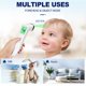 thumbnail image 4 of Termómetro de frente, termómetro para bebés y adultos con alarma de fiebre, pantalla LCD y función de memoria, ideal para toda la familia (blanco), 4 of 5