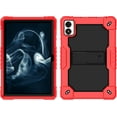 thumbnail image 7 of FIEWESEY Case for VORTEX T10/ T10M 10.1 inch Tablet Hybrid Shockproof Protective Kids Firendly Case Hard Shell Built in Kickstand Shoulder Strap for VORTEX T10/ T10M 10.1 inch Tablet (Red/Black), 7 of 7