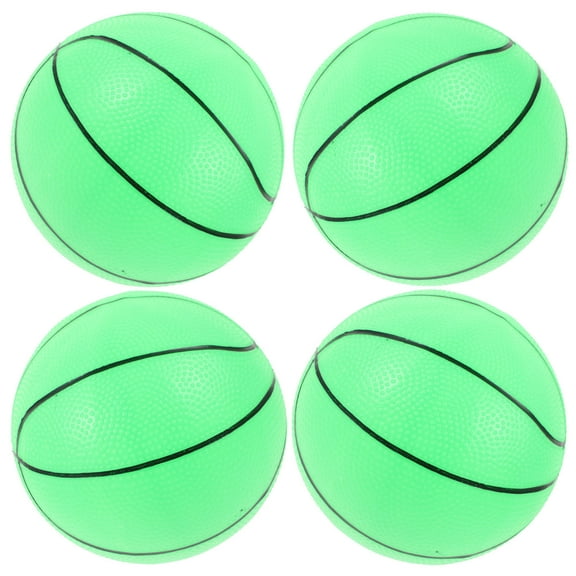 LOLIPPYY Glow in The Dark Inflatable Basketball Set with Elastic for Entertainment