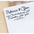 thumbnail image 1 of Custom Return Address Stamps Wedding Invitation Self Inking Family Rubber Stamps, 1 of 1