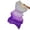 White Light Purple Dark Purple, variant on 1 Pair(Left and Right) 70.8x35.4in 100% Real Silk Triple-colors Belly Dance Fans Veil Hand Made Belly Dance Fans