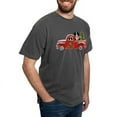 thumbnail image 4 of CafePress - Christmas Berner Red Truck T Shirt - Mens Comfort Colors Shirt, 4 of 5