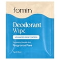 thumbnail image 2 of FOMIN Acidified Travel Deodorant Wipes For Women & Men - 15 Count - Fragrance Free - pH Balanced, Mini Deodorant Travel Size Wipes - Plastic-Free, Individually Wrapped Underarm Body Wipes, 2 of 6