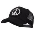thumbnail image 2 of Skull and Choppers Embroidered Military Patched Mesh Cap - Peace OSFM, 2 of 5