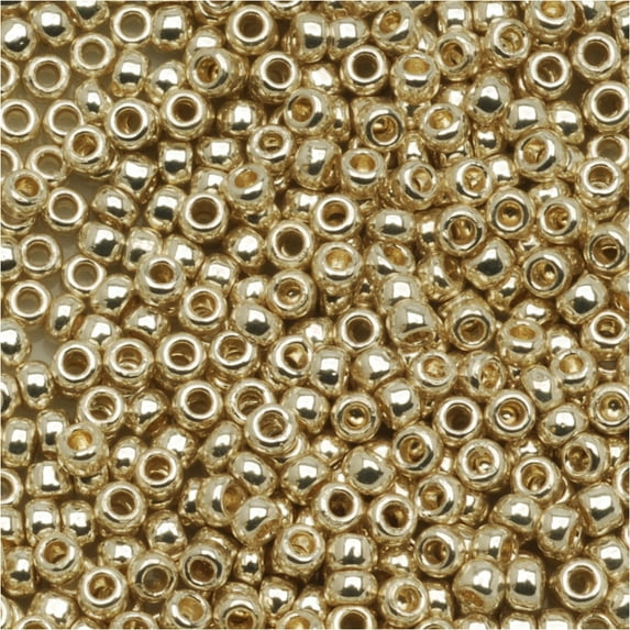 Toho Round Seed Beads 8/0 #PF558 'Galvanized Aluminum' 8g