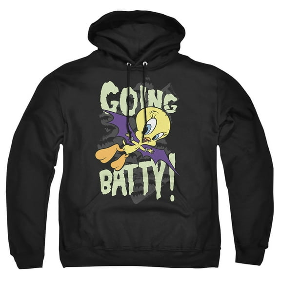 Looney Tunes Going Batty Mens Pullover Hoodie