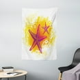 thumbnail image 1 of Starfish Decor Tapestry, Vibrant Colored Tropic Animals Artistic Bubbles Tranquil Scene, Wall Hanging for Bedroom Living Room Dorm Decor, 40W X 60L Inches, Fuchsia Hot Pink Yellow, by Ambesonne, 1 of 2