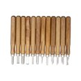 thumbnail image 1 of Cincel para carpintería, 12 piezas, cincel para tallar madera, herramienta para tallar madera, artesanía superior, 1 of 9