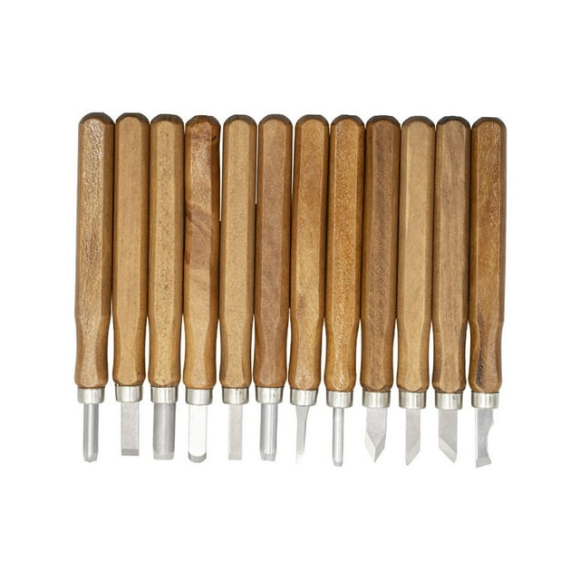 Cincel para carpintería, 12 piezas, cincel para tallar madera, herramienta para tallar madera, artesanía superior