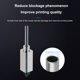 thumbnail image 3 of Hotend Kit Piezas de impresora 3D Conjunto de boquilla de acero endurecido Hot-End para Bambu Lab Likrtyny Para estrenar, 3 of 9