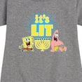 thumbnail image 3 of SpongeBob SquarePants - It's Lit Hanukkah - Toddler And Youth Girls Fleece Dress, 3 of 6