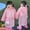 Light Pink, variant on RTKFRFLM Kids Waterproof Raincoat Hooded Rain Gear for School and Outdoor Play Light Pink 5-8 Years