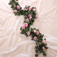 thumbnail image 4 of Gwong Decoración hogareña 1 unid artificial flor vid guirnalda jardín hogar DIY etapa fiesta de la boda decoración Gwong 21024546, 4 of 7