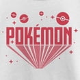 thumbnail image 2 of Girl's Pokemon 3D Retro Title  Graphic Tee White X Large, 2 of 4