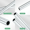 thumbnail image 2 of Tubo redondo de aluminio 6063 de 400 mm en paquete de 2, 7 mm ID 10 mm OD, tubería de aluminio sin costura para construcción / mecanizado / manualidades DIY [0.28x0.39x15.75IN], 2 of 7
