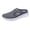 Grey, variant on NOKIO Mens Side Hollow Sneakers Breathable Open Back S𝗅ip On Casual Mules Shoes Lightweight Non-S𝗅ip L𝗈afers Summer Comfortable Knit Mesh Sport Slippers Fashion Laceless Athlet𝗂c Shoes