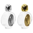 thumbnail image 1 of 2pcs Glass Holy Water Bottle Church Holy Water Container Bottles Holy Water Empty Containers, 1 of 5