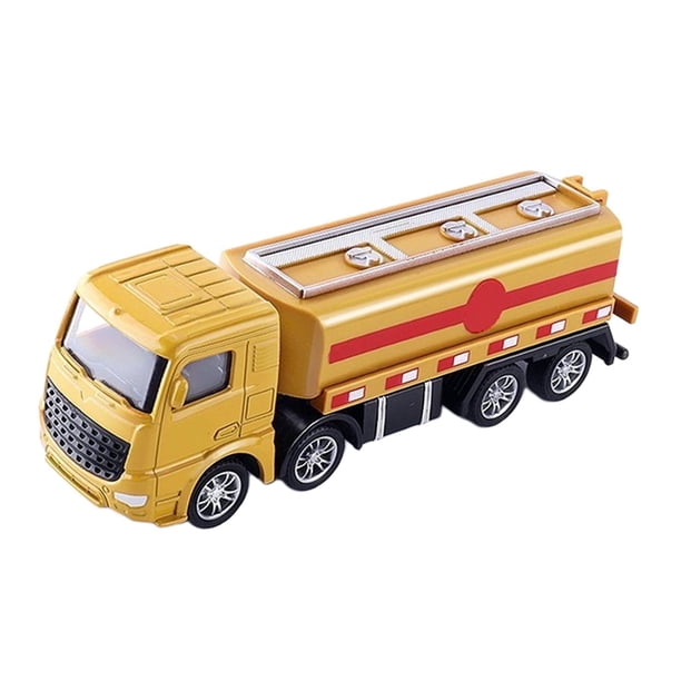 Camiones de construcción de aleación, vehículos, juguetes, grúa, modelo de juguete a escala 1:55, regalo para niños Camión cisterna